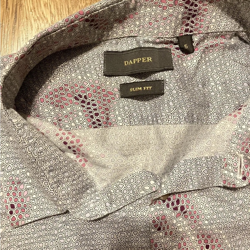 Dapper floral button down shirt